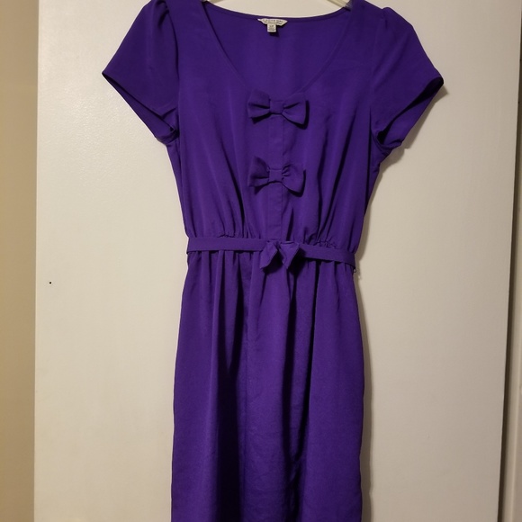 Forever 21 Dresses & Skirts - Forever 21 cute purple bow dress Forever 21 Dresses & Skirts - Forever 21 cute purple bow dress